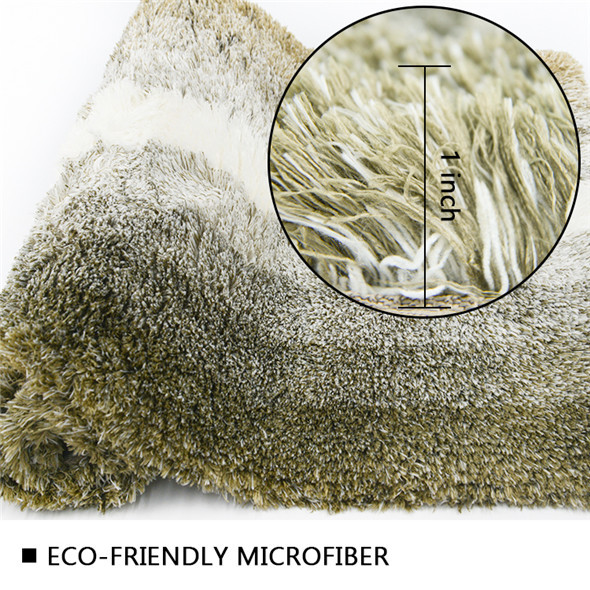 Long Pile 3cm 2100GSM Tufted Bath Mat Water Absorbent Floor Mat