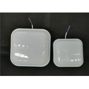 18W 24W LED Bulkhead Lamp / Square White Bulkhead Ceiling Light For Bedroom