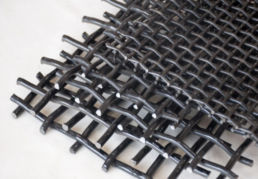 Flat Top Stainless Steel Crimped Wire Mesh Crimped Wire Screen For Livestock Breeding