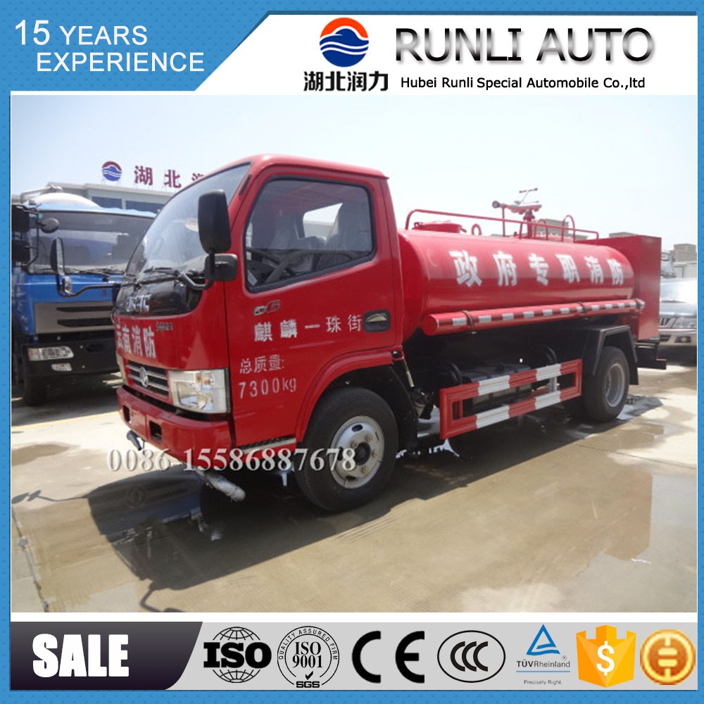 1500-3000 Liters Water Bowser Fire Rescue Truck Portable Pump Fire Truck 4X2