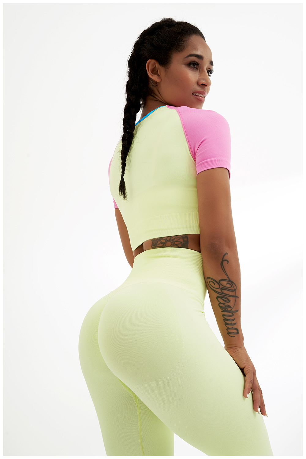 Oem Factory Manufacturer Custom Logo Short Sleeve OEM T Shirts Fast Dry Womens Yoga T Shirts