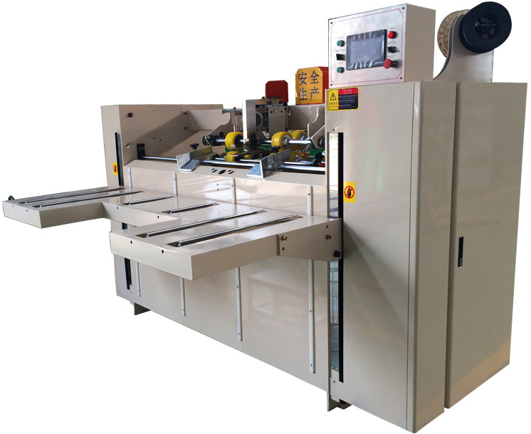 Corrugated Cardboard Automatic Box Stitching Machine Single Piece 2800mm Sheet