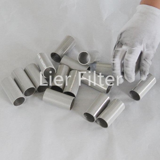 Sintered 50 Micron Mesh Filter Valve Body Stainless Steel Filter Element