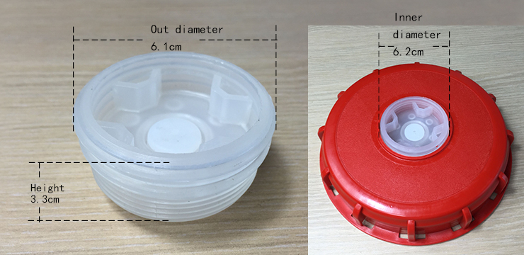 UMETASS IBC Tank Screw Cover With Vent Lid Sealing for Demanding Applications