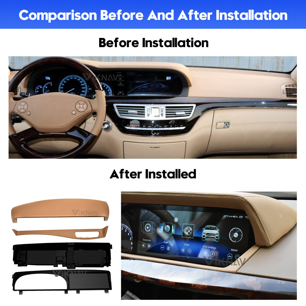 Android 11 S Class W221 Mercedes Benz Radio DVD Multimedia Player