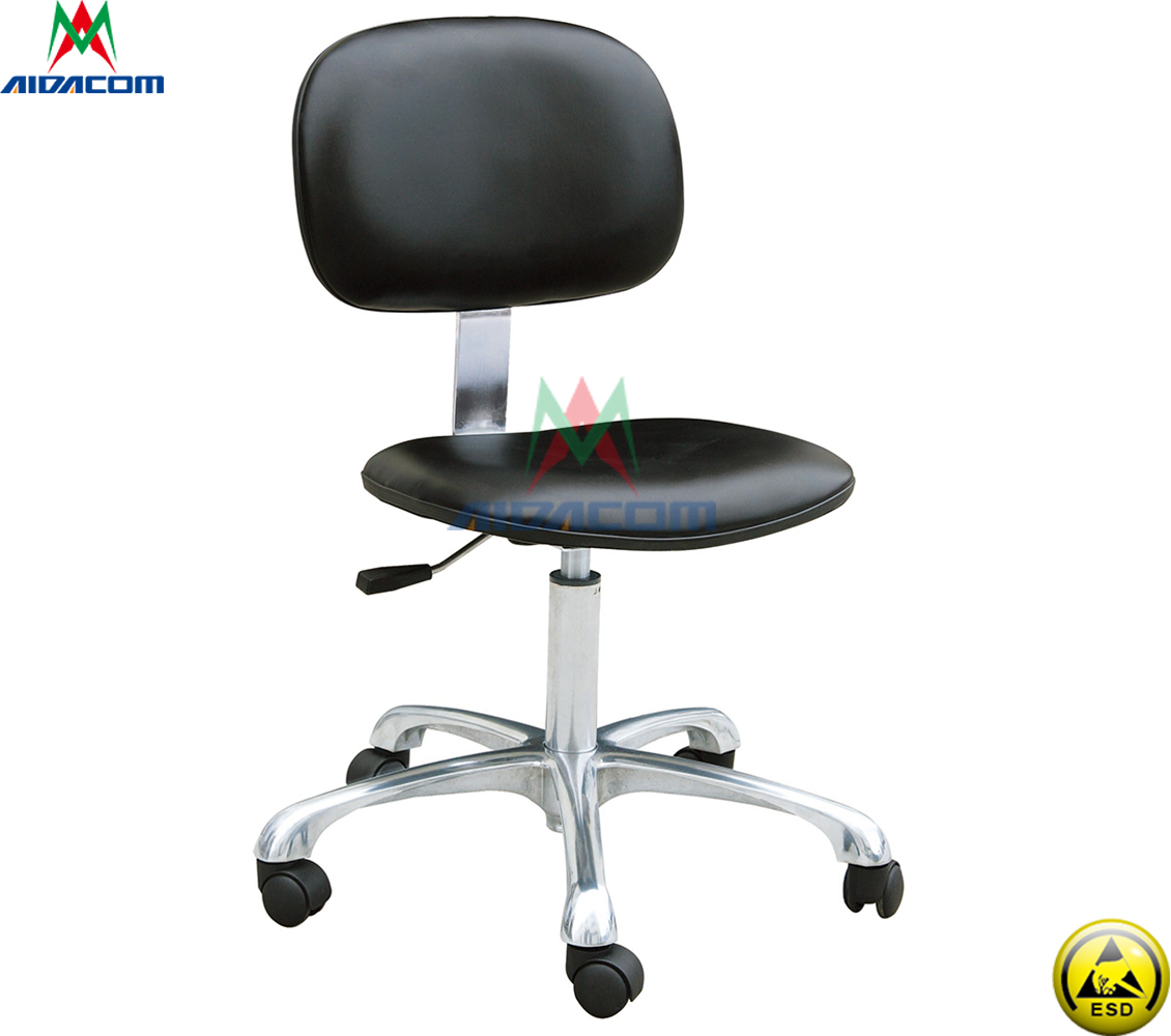 65cm Depth 100mm stroke 10e6 ESD Antistatic Stool