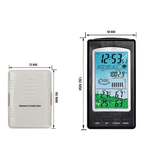 Highly Accurate Wireless Household Weather Station With Barometric Accuracy Of