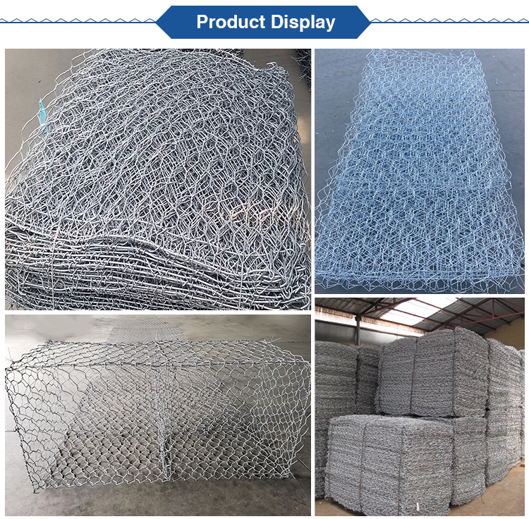 2m X 1m X 0.5m Gabion Fence System High Strength