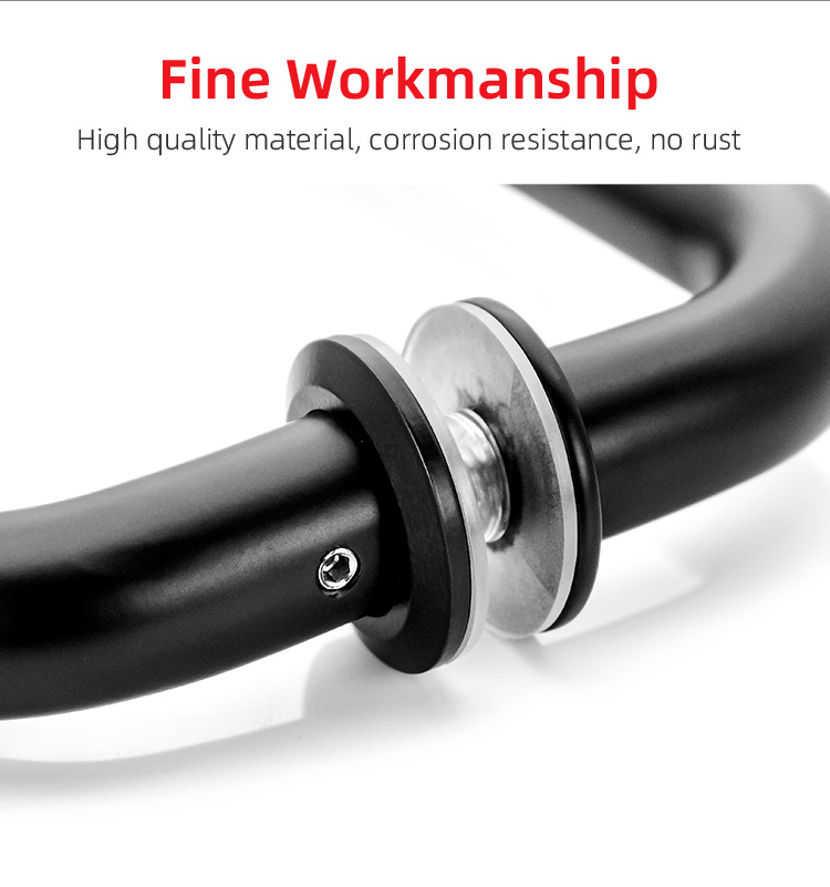 1.0mm Thickness 6inch Handle for Shower Door and Long Hotel Bathroom Glass Door Handle