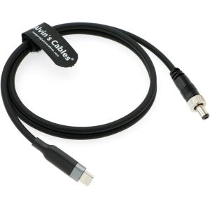 PD Type-C To Locking DC 5.5×2.5mm Fast Charging Power Cable For Atomos Ninja V/