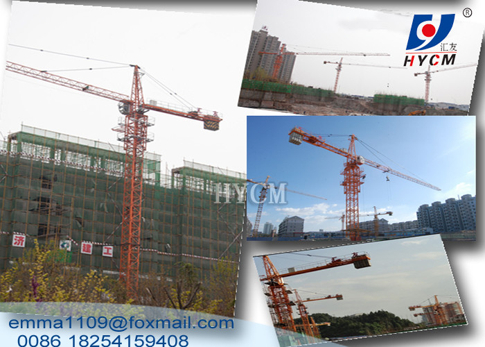 TC5610 6 Tons Jib Tower Crane For Civil Construction Projects
