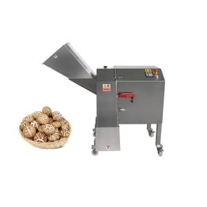 Three Dimension Commercial Vegetable And Mushroom Dicing Machine 1000kg/H With