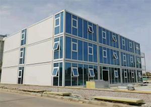  Prefab Container House Galvanized Structure Glass Wool Panel Manufactures