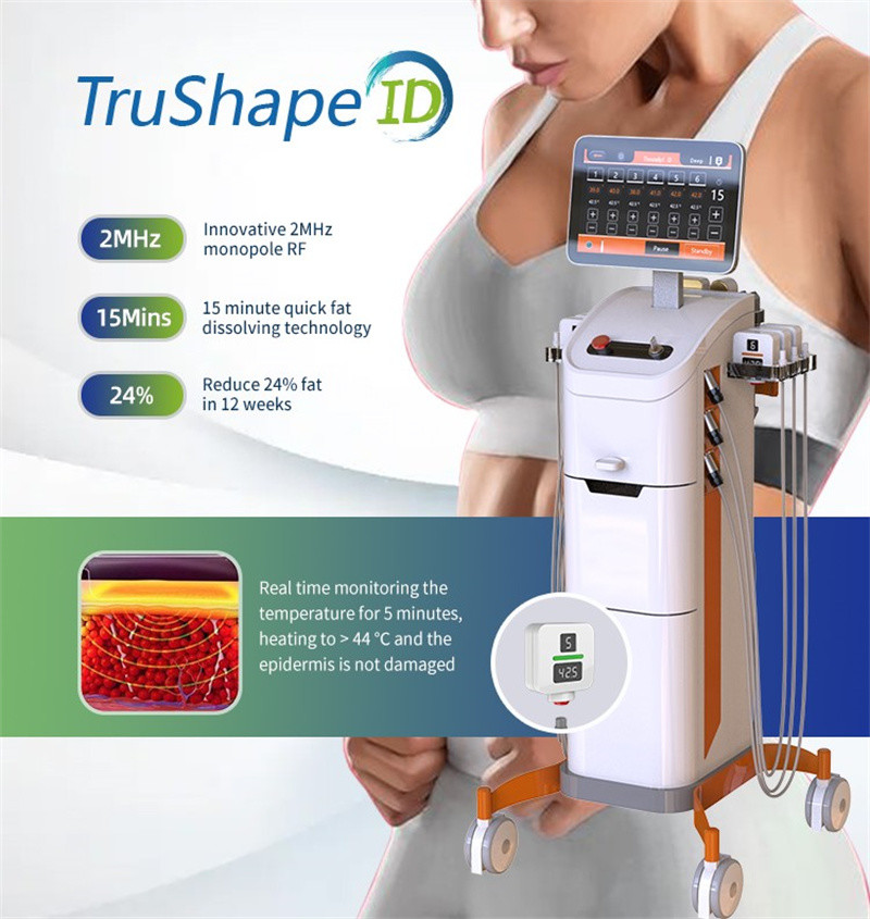 Monopolar Rf Beauty Equipment Non Invasive Trueshape Body Sculpting Trusculpt Id