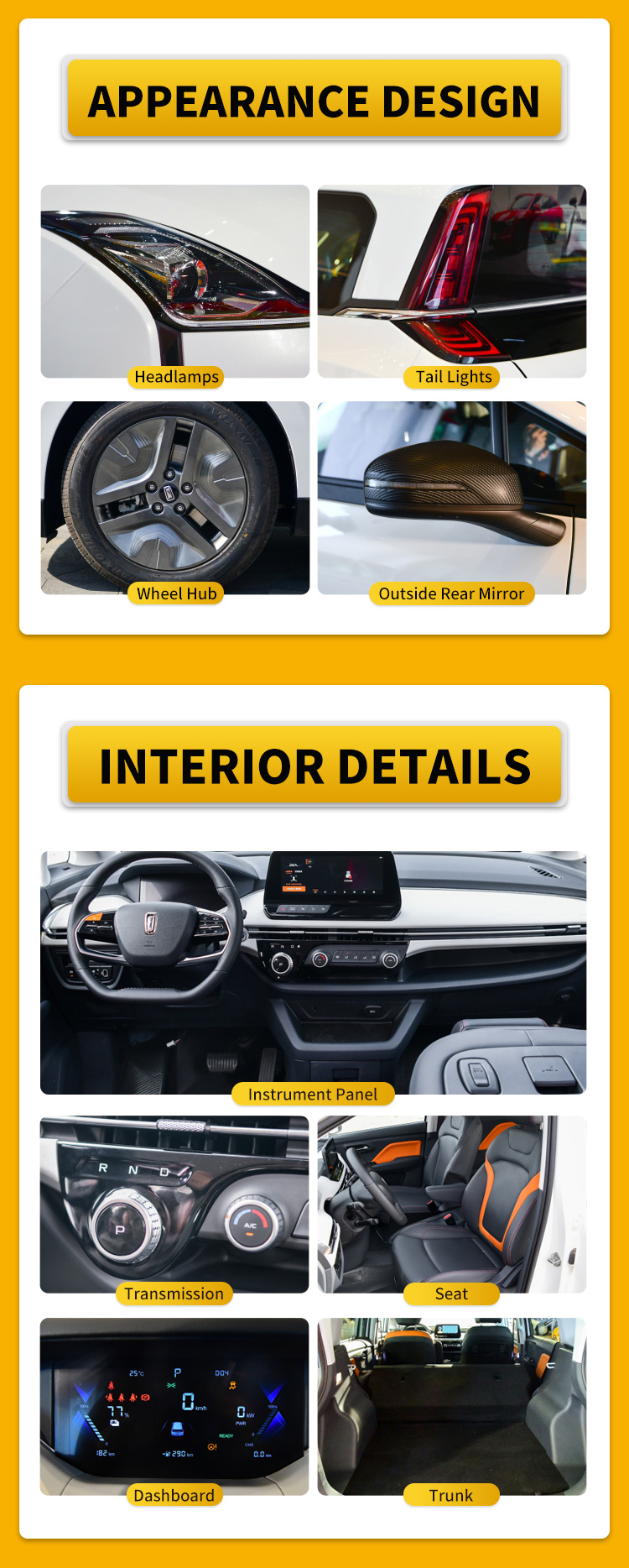 419km Range 2023 Electric Car for Adults within Bengteng NAT Energy Vehicle