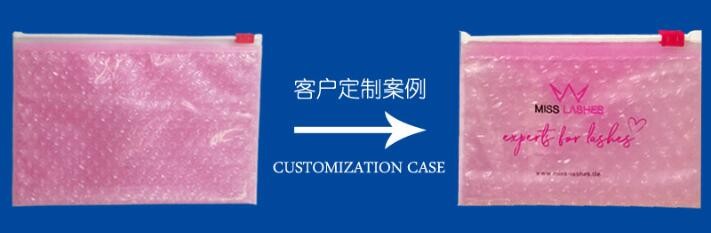 air mail metallic holographi rose gold bubble padded mailer / Zip lockkk bubble bag/ slider bubble bag,Holographic Factory