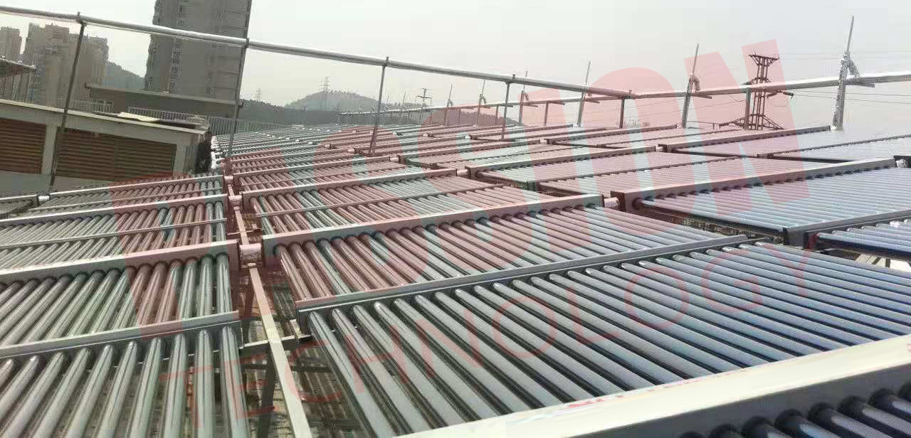 Open Loop Circulation Vacuum Tubes Solar Collector For Solar Hot Water Heater