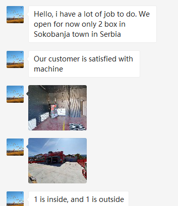 8000*3686*3400mm Touchless Robotic Car Wash With Air Dryer 5 Minute Wash Time