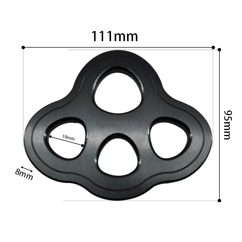 Versatile Multi-Hole Force Distribution Plate Climbing Gear Anchor Point Equipment