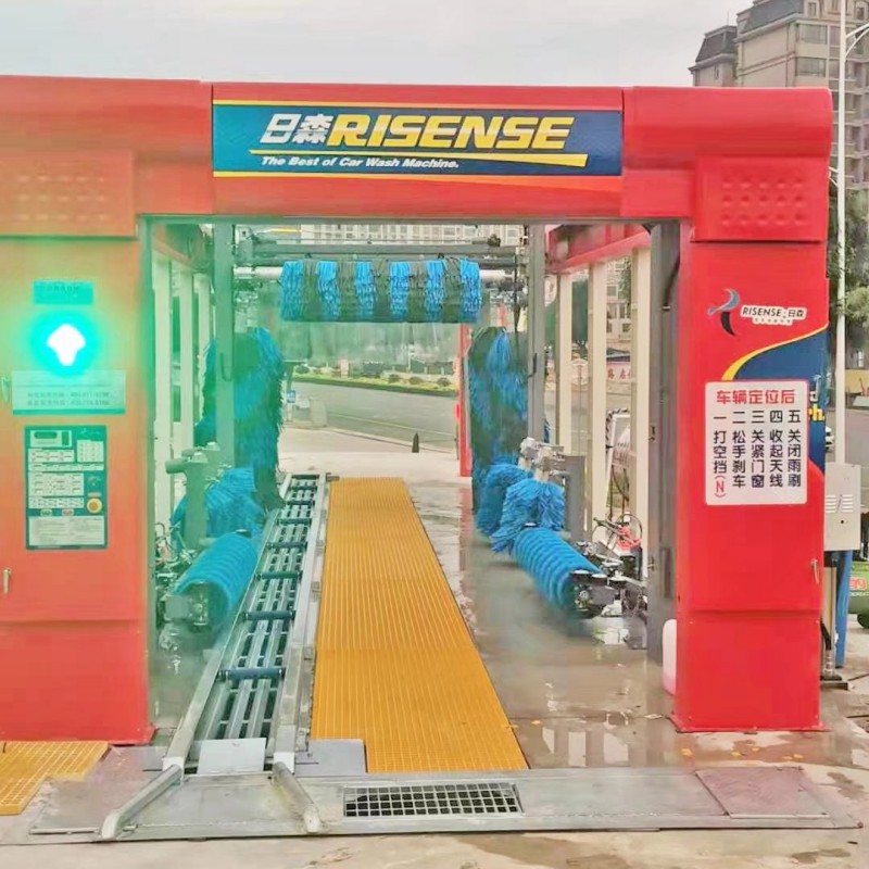 Automatic Express Tunnel Car Wash Machine for Gas Stations Customized Logo in Slovenia