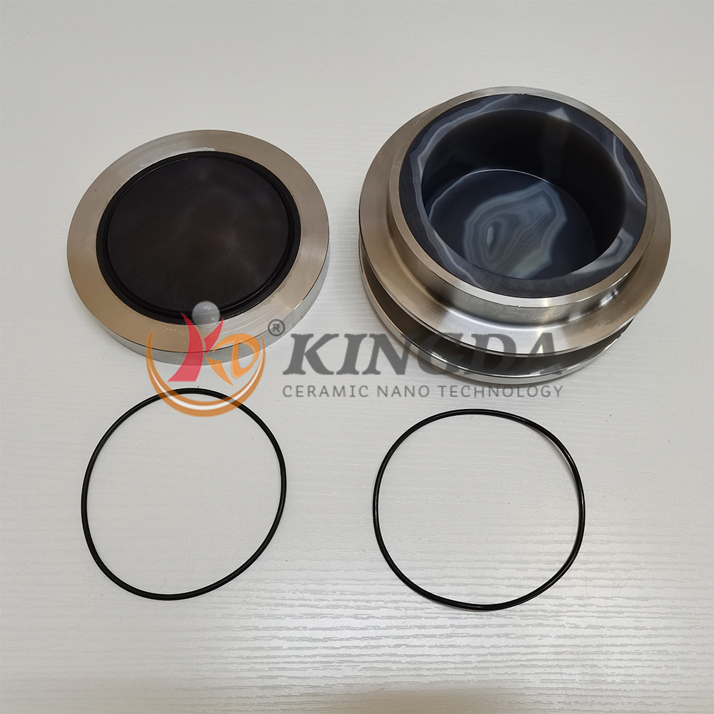 50mL Agate Milling Bowls with Grinding Mortar used for fritsch ball mill
