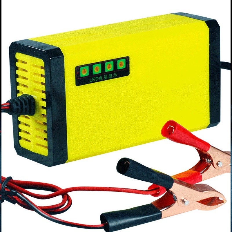 Aluminum Alloy DC12V 25Amp Lead Acid Battery Charger For Electric Vehicles