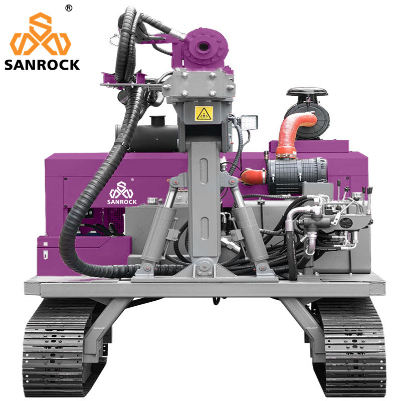 110kw Ground Pile Driving Equipment Solar Pile Driver Machine Hydraulic Pile Drilling Rig