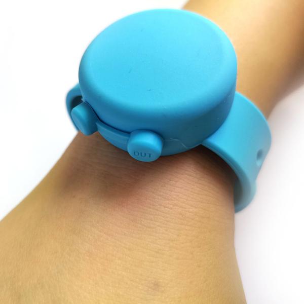 Hand Sanitizer Silicone Refillable Wristband Wearable Dispenser Bracelet Gel