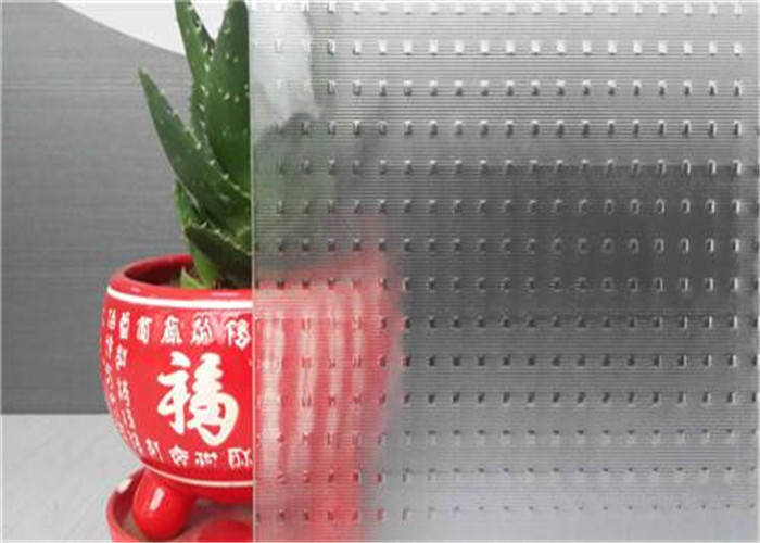 Karatachi Decorative Patterned Glass Size Customized For Office Decoration