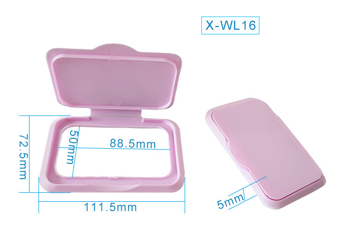 88.5mm Inside Length Plastic Flip Top Lid For Wet Wipe Bucket