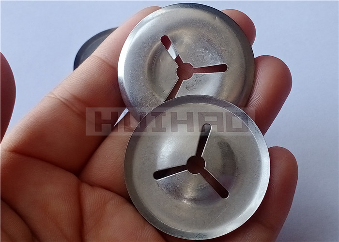 Mild Steel Insulation Clips With White Color Coating To Fix Insulation Pins