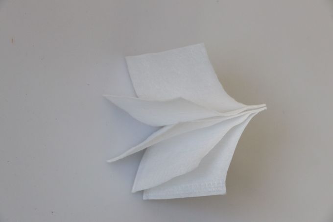 Disposable Square 5x6cm Cosmetic Cotton Pads