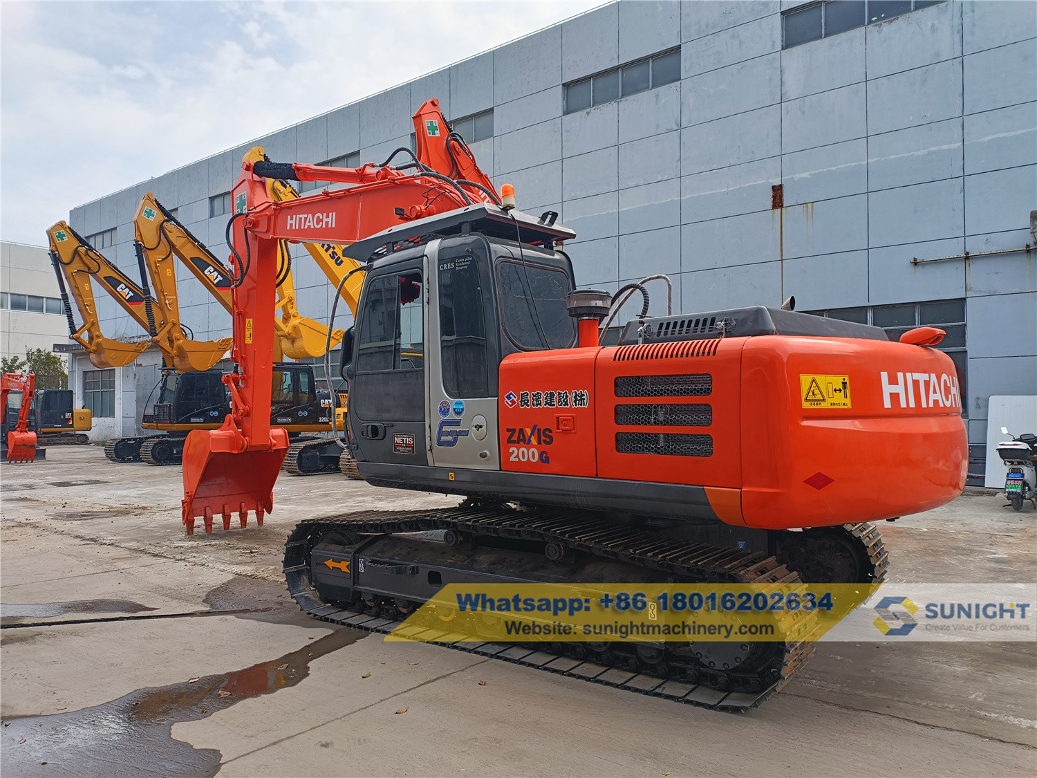 Original Hitachi Paint And Core Components Gear Used Hitachi Excavator For Mining