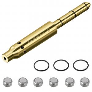  Brass Bore Sight Lasercal 243/6mm Red Dot Boresighter With Extra Batteries Manufactures