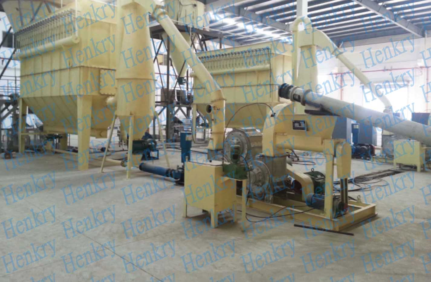 Calcium carbonate coating machine