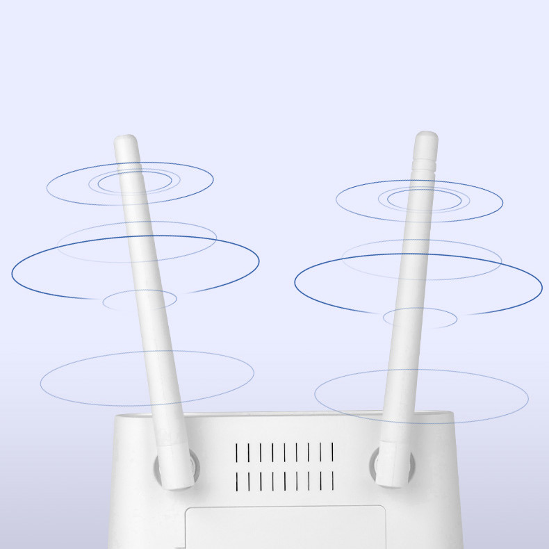 Mobile Hotspot RJ45 RJ11 LAN 2.4 G WiFi Router , Dual SIM 4G LTE Router