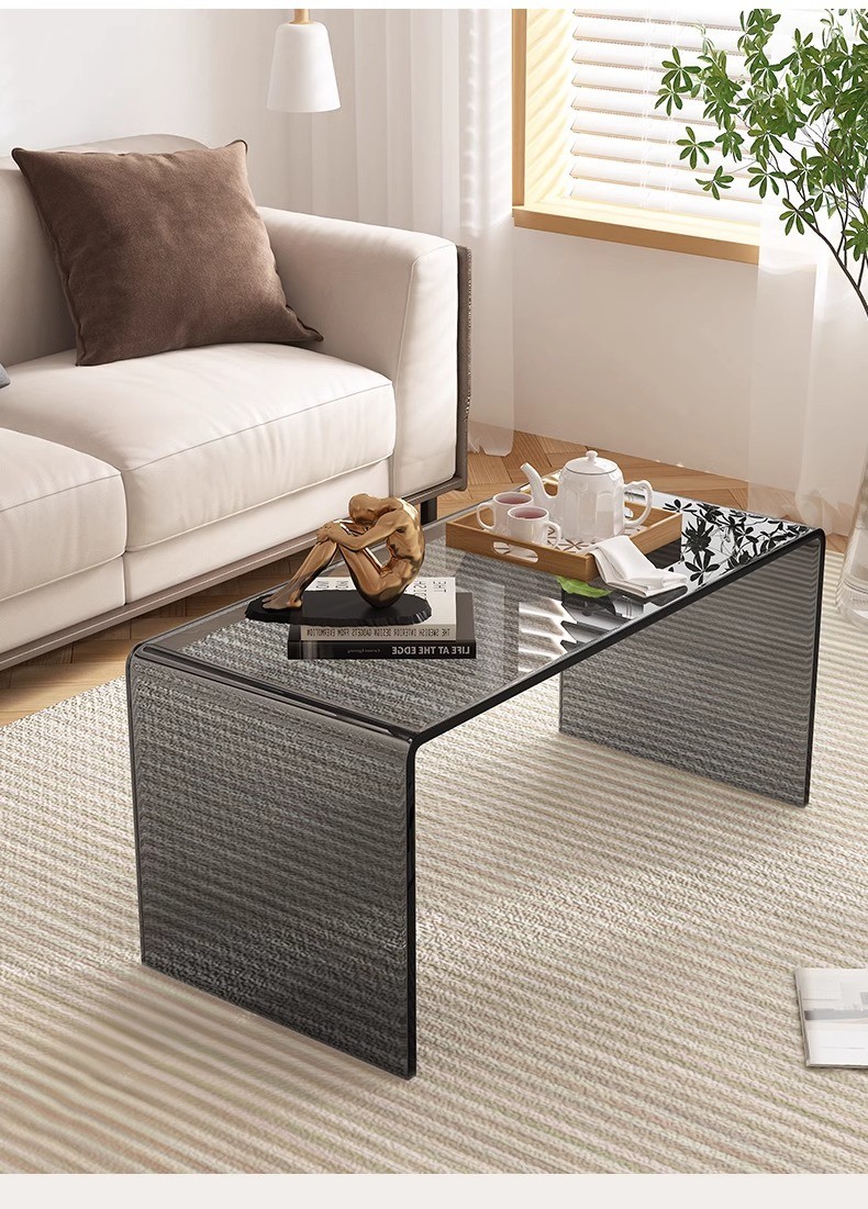 Custom Acrylic Coffee Table Elegant and Scratch-Resistant with Customized Thickness