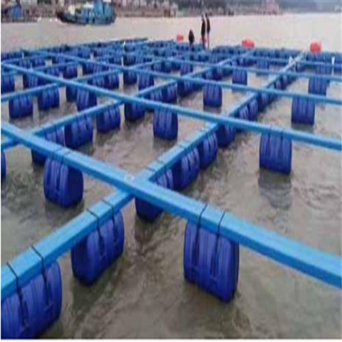 Hygienic Safety Pe Pontoon , Fishing Cage Net Environmental Stress Crack