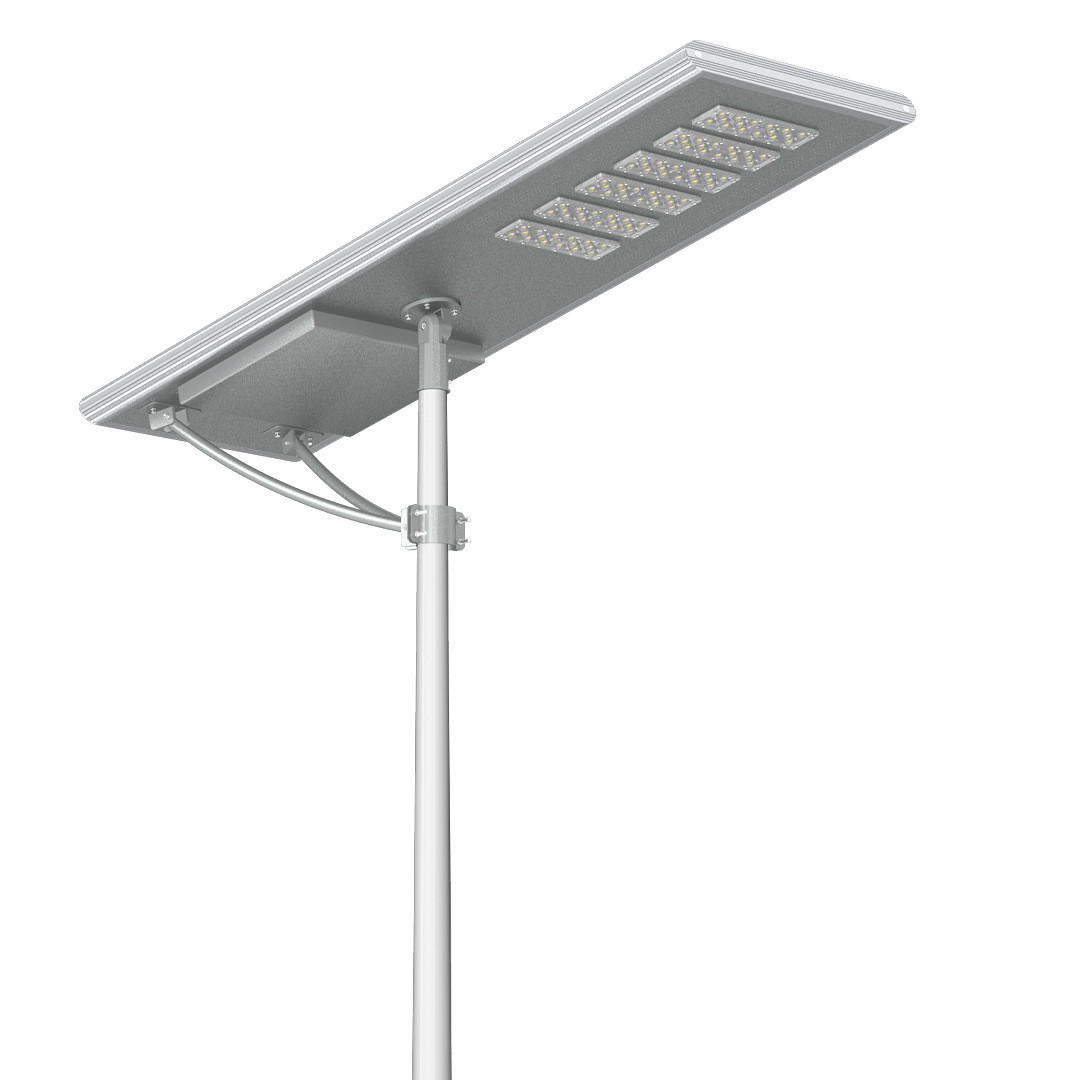 Smart Conventional led street light with solar panel With Pole 15-40W