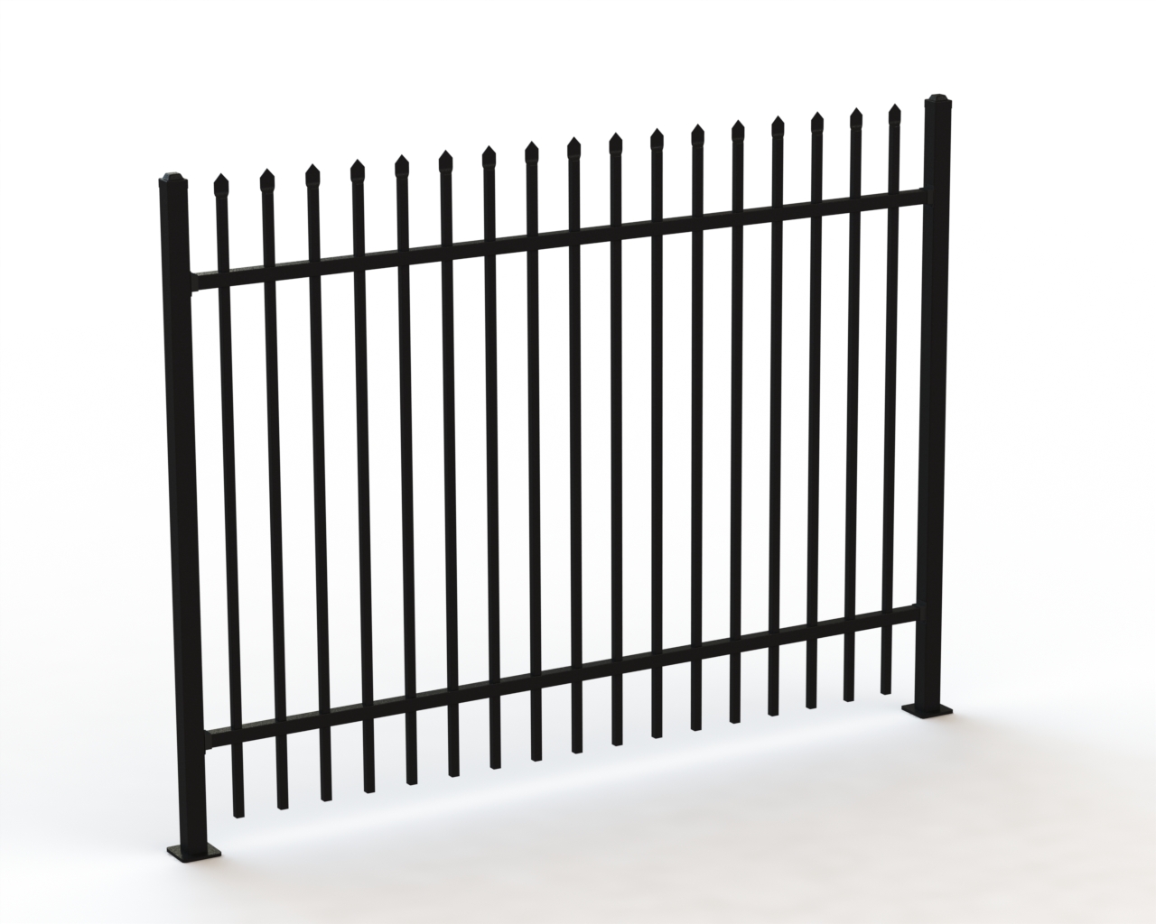 Steel Picket Fencing China Supplier