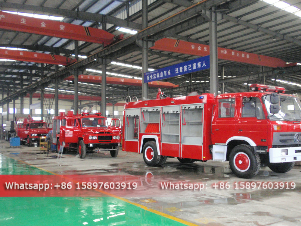 Cheaper Price NKR ISUZU Mini Fire Truck 3Tons Water Tanker Fire Fighting Truck for Sales