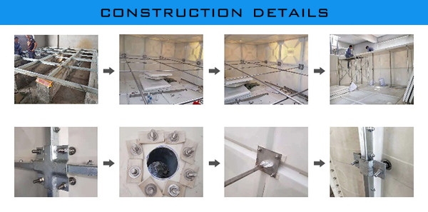 Large Volume Liquid Storage Tank , Oil / Chemical Stainless Steel Water Tank