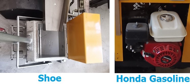 Thermoplastic Vibration Road Line Marking Machine Line Width 15cm 20cm 30cm 45cm