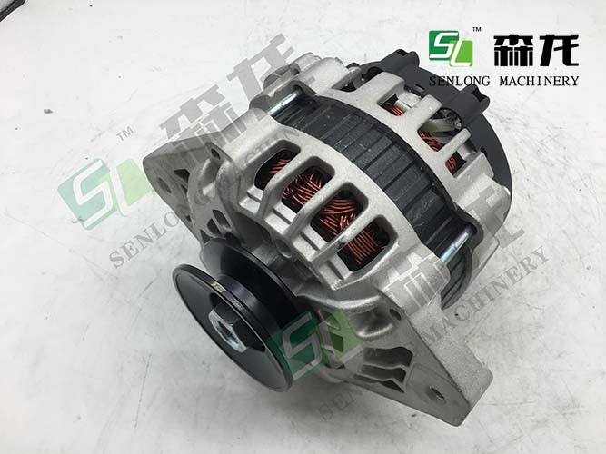 24V 60A NEW Alternator For Hitachi Excavator ZX70-5G Yanmar 4TNV98L 2616068 129E20-77200 Aftermarket Alternator