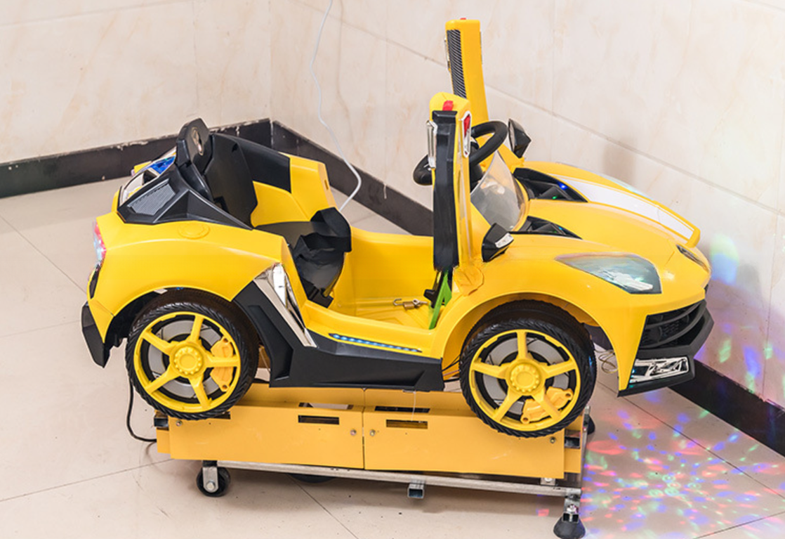 Dreamland Hot sale coin operated rambo car kiddie rides on car for children game city