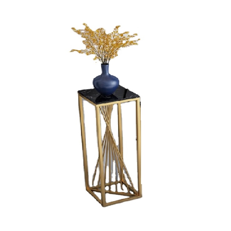 Room furniture metal creative bright flower pot stand for indoor flowers and plants