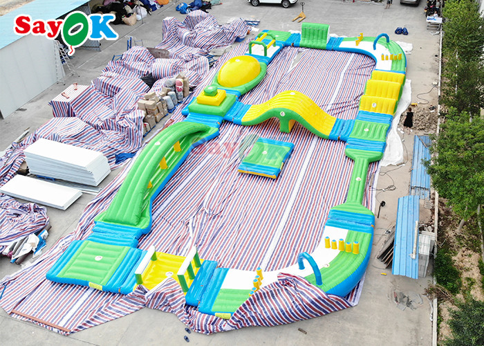20x30m Inflatable Water Pool Obstacle Course Sport Games Digital Pringting