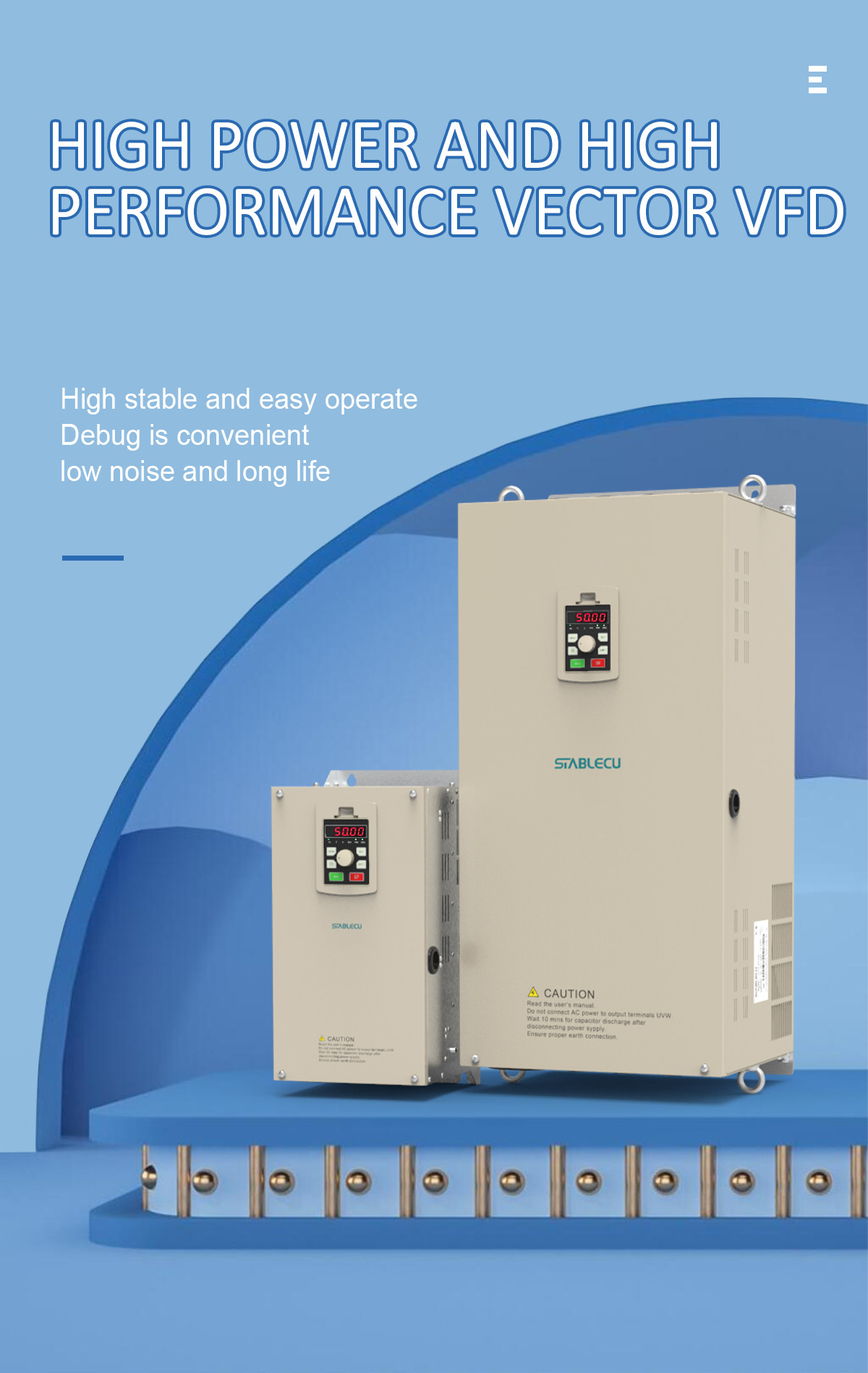 75KW 90KW 110KW 415V 380V 3 Phase Variable Frequency Inverter