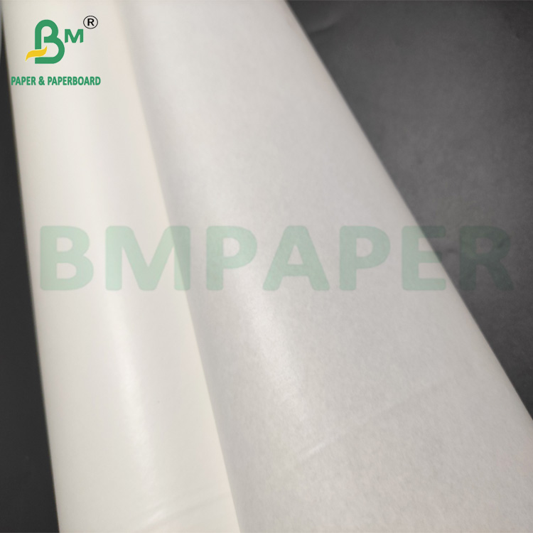 30 - 60gsm Machine Glazed MG Kraft Paper White Brown For Food Bags