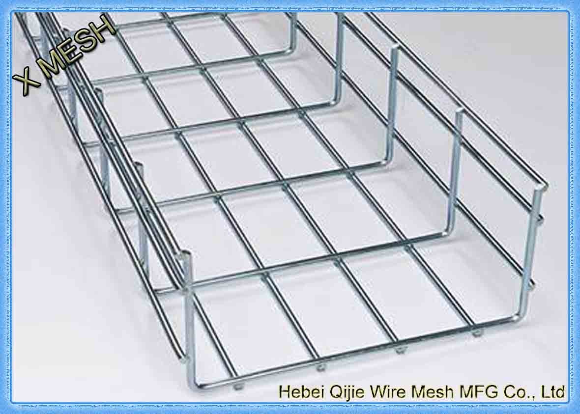 Medium Duty Metal Wire Mesh , Aluminum Wire Mesh Cable Tray Hot Dipped Galvanized